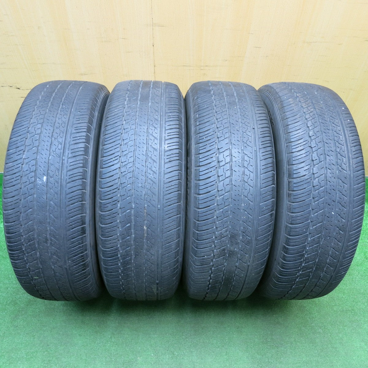 4本価格★日産 T32 エクストレイル 純正 225/65R17 ダンロップ ST30 グラントレック 17インチ PCD114.3/5H★5121814HAノ