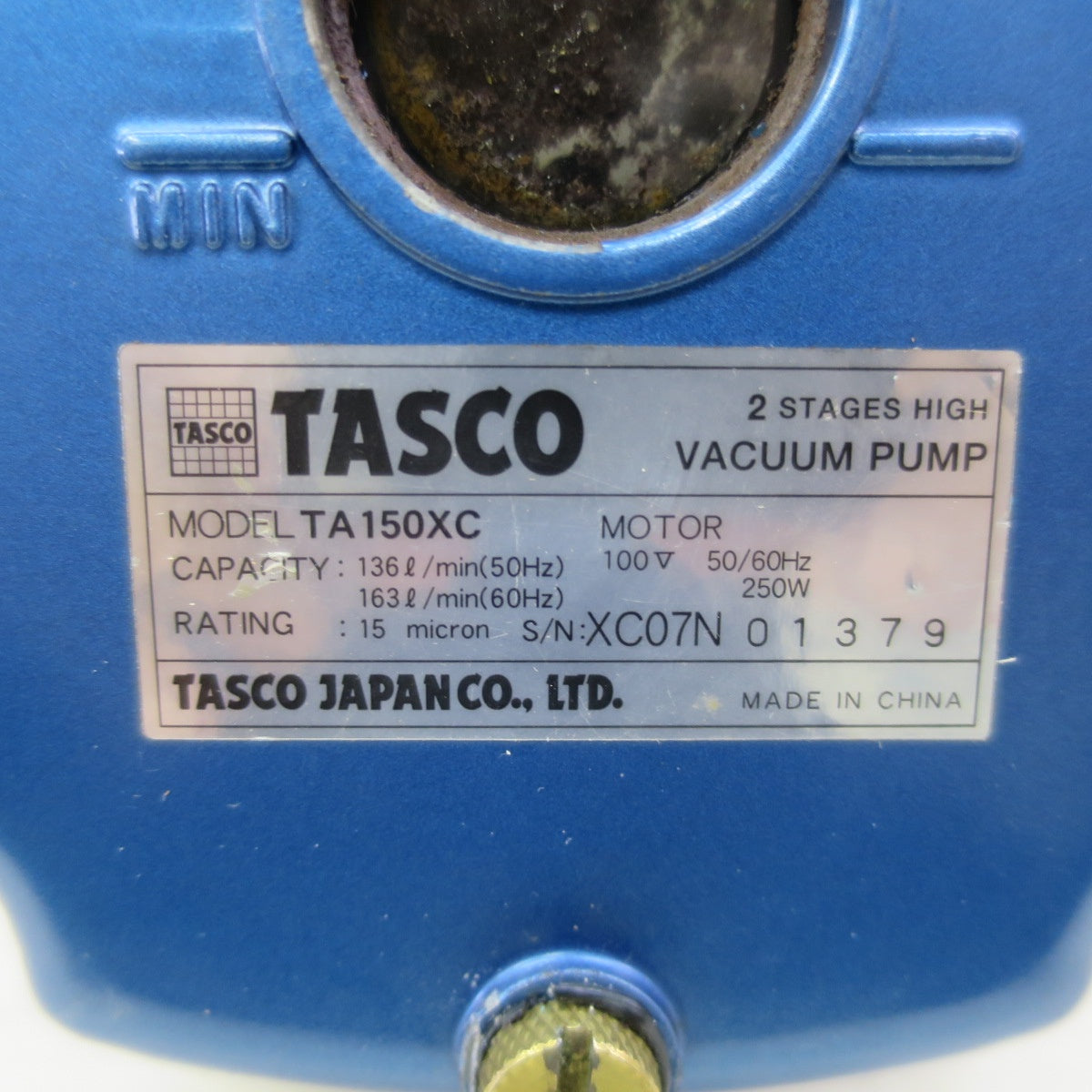 ☆TASCO タスコ 高性能 小型 ツーステージ 真空 ポンプ TA150XC 電動 工具 エアコン 冷蔵庫 冷媒 100V☆