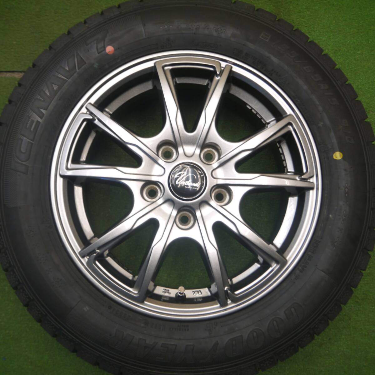 未使用!24年★スタッドレス 195/65R15 グッドイヤー アイスナビ7 Verthandi ヴェルザンディ ヴェルサンディ 15インチ PCD114.3/5H★5020504Hス