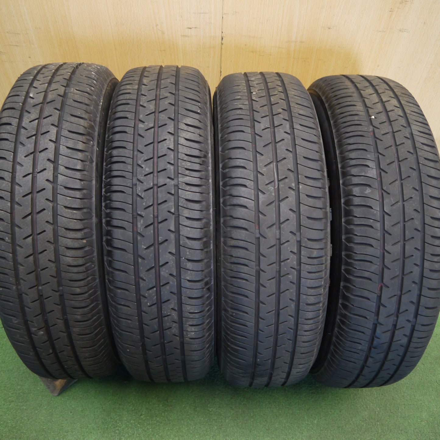 4本価格!24年◎155/65R13 セイバーリング SL101 TOPY スチール ホイール 13インチ PCD100/4H◎6072708Hノ