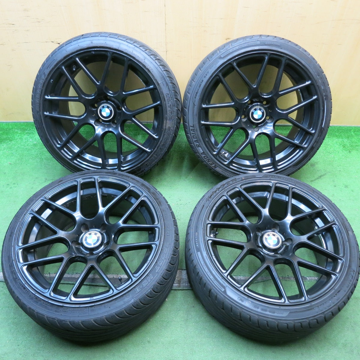 バリ溝!24年!9.5分★BMW 等 MLJ Venatici ヴェナティッチ 225/40R19 255/35R19 ケンダ ラジアル カイザー ナンカン ウルトラ スポーツ NS-2 PCD120/5H★5091402HAノ