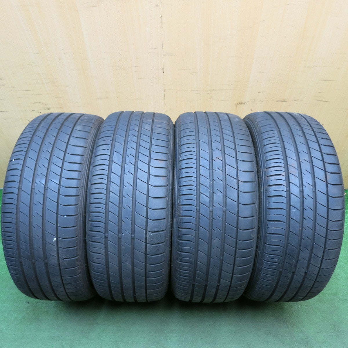 バリ溝!9.5分◎アウディ A6 純正 245/45R18 ダンロップ LE MANS V ルマン5 18インチ PCD112/5H◎6061305HAノ