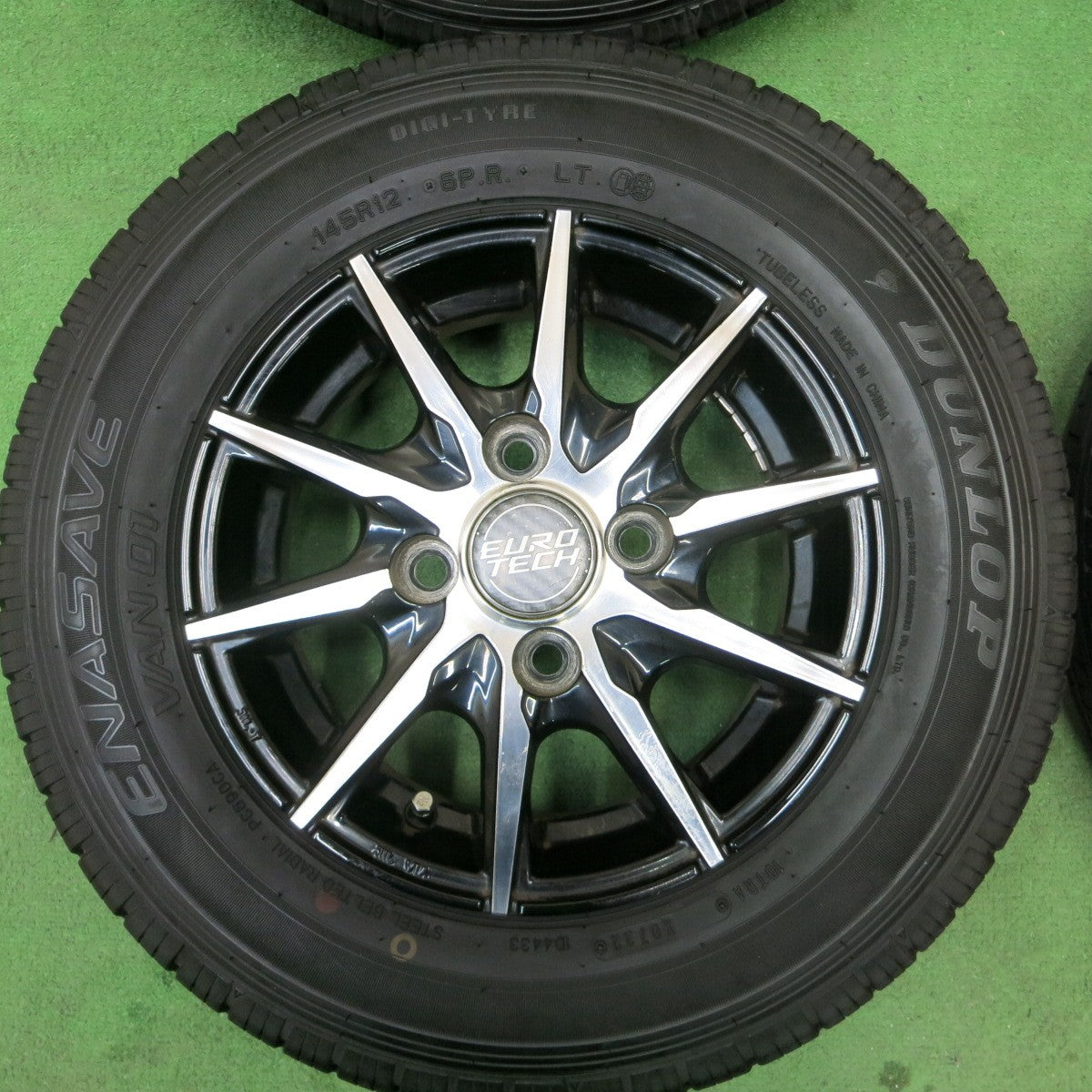 4本価格!22年★145R12 6PR ダンロップ エナセーブ VAN01 EUROTECH ユーロテック 12インチ PCD100/4H★5050104TTノ