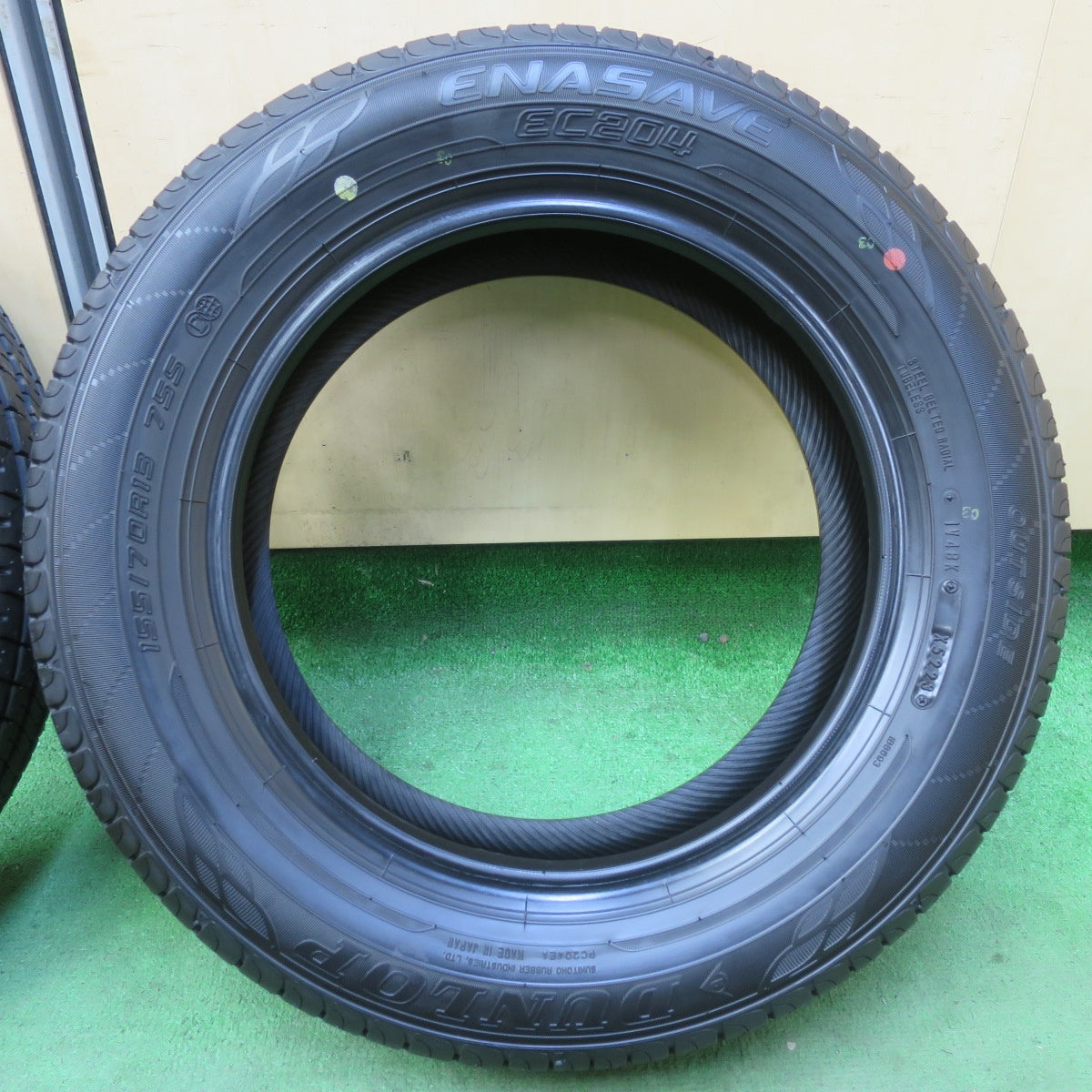 新車外し!23年★155/70R13 ダンロップ エナセーブ EC204 タイヤ 13インチ エブリイ バモス タウンボックス ネイキッド ミラ 等★5090408イノタ