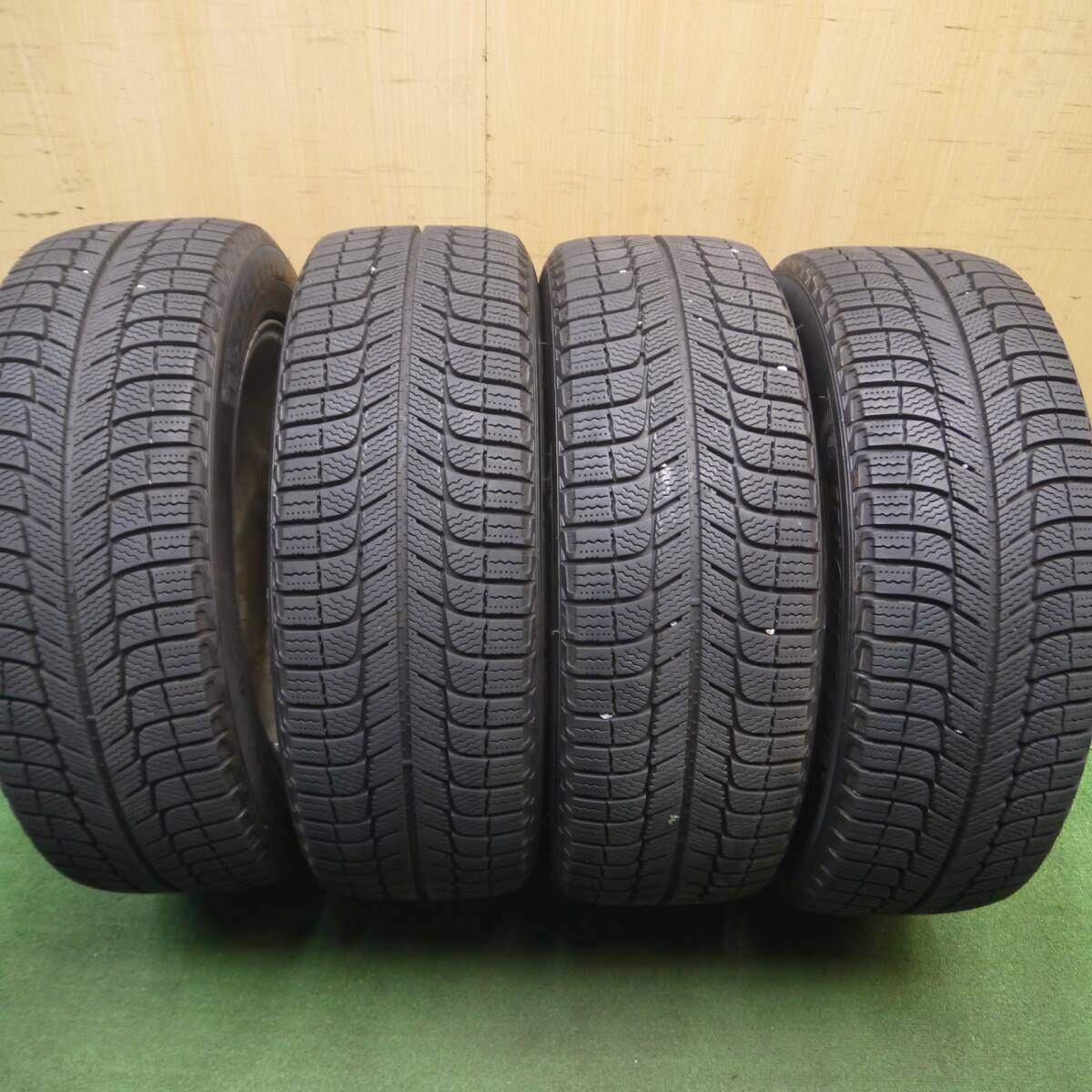 バリ溝!9.5分★ワーゲン 等 oettinger 205/55R16 スタッドレス ミシュラン X-ICE3+ エッティンガー 16インチ PCD100/5H★5022603Hス