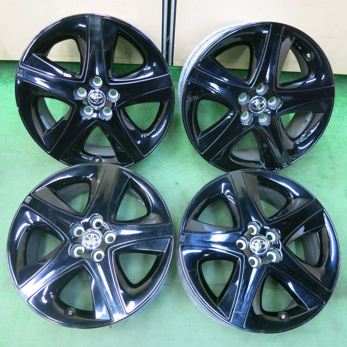 4本価格★トヨタ 50系 プリウス ツーリング 純正 ホイール 17インチ 17×7J PCD100/5H★5061112SYホ