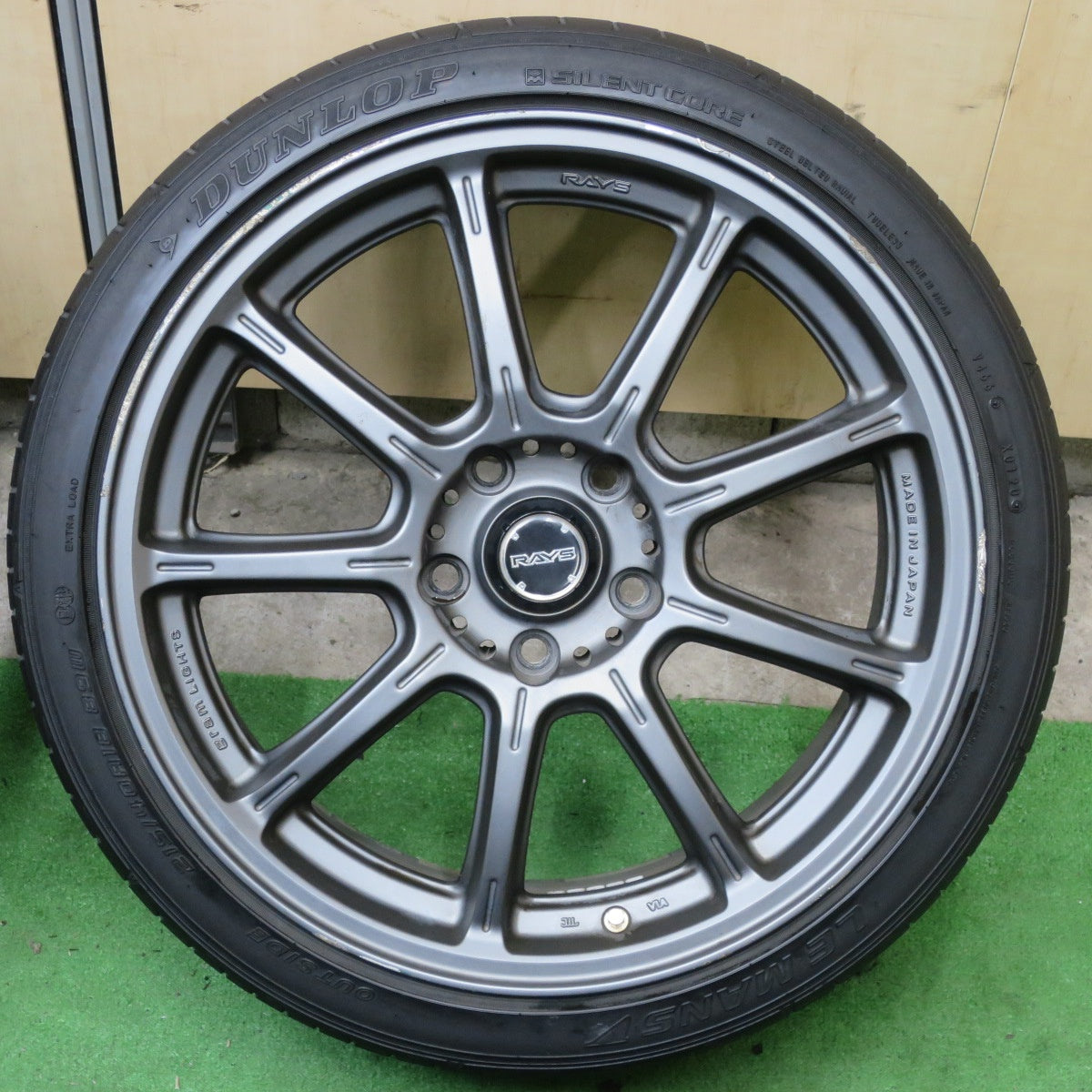 4本価格★RAYS gram LIGHTS 57G 215/40R18 ダンロップ LE MANS V ルマン5 レイズ グラムライツ 18インチ PCD114.3/5H★5060504TTノ