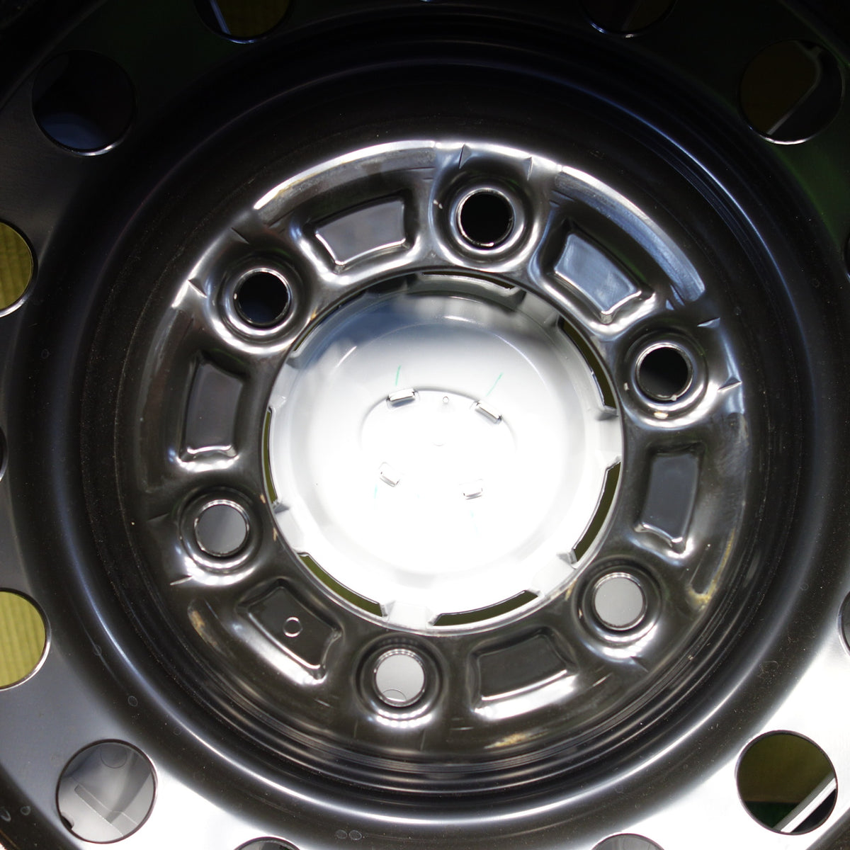 新車外し!25年★トヨタ 200系 ハイエース 純正 スチール 195/80R15 107/105S ダンロップ SP175N 15インチ PCD139.7/6H★5120701KTノ