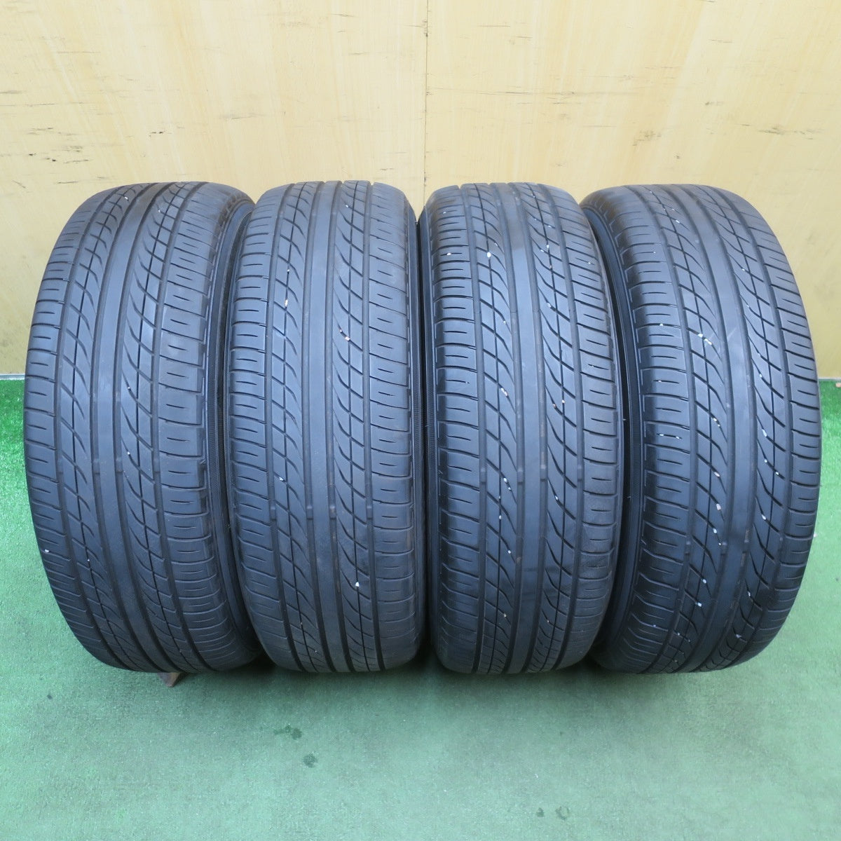 バリ溝!23年!8.5分◎トヨタ 140系 カローラ フィールダー 純正 スチール 195/65R15 プラクティバ ヨコハマ 15インチ PCD100/4H◎6062403NJノ