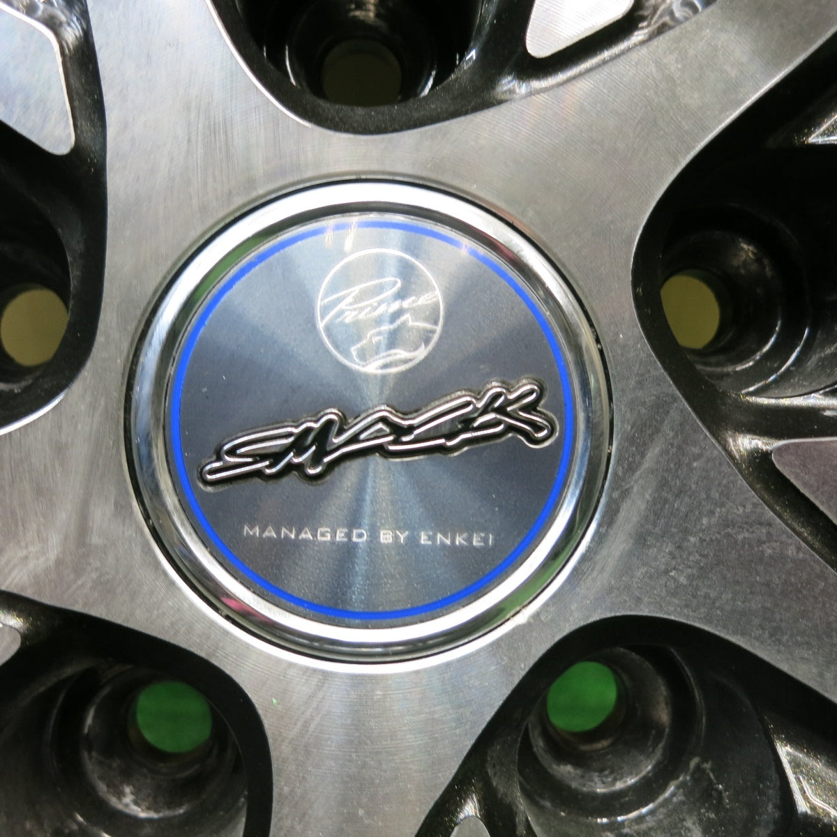 超バリ溝!24年!ほぼ10分★スタッドレス 195/45R17 ブリヂストン ブリザック VRX3 SMACK ENKEI スマック エンケイ 17インチ PCD114.3/5H★5090406HAス