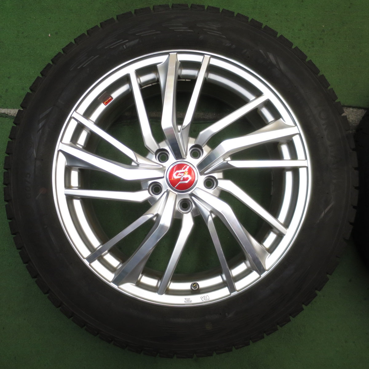 バリ溝!21年!9分★スタッドレス 225/60R18 ヨコハマ アイスガード G075 プレミックス ドルチェ 3x5 Grappa&Dolche 18インチ PCD114.3/5H★5081102NJス