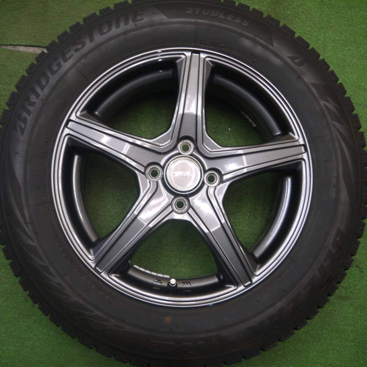 バリ溝!キレイ!9分★スタッドレス 195/65R16 ブリヂストン ブリザック VRX2 TOPRUN トップラン 16インチ PCD100/4H★5021910Hス