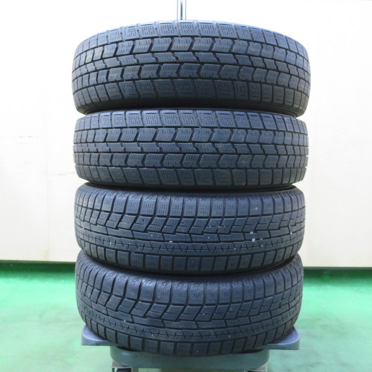 4本価格!23年★スズキ ワゴンR 純正 155/65R14 スタッドレス グッドイヤー アイスナビ7 ヨコハマ アイスガード iG60 14インチ PCD100/4H★5063010イス