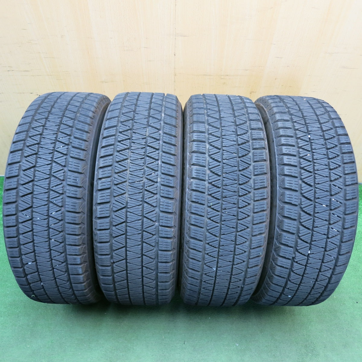 バリ溝!22年!キレイ!9分★スタッドレス 225/60R17 ブリヂストン ブリザック DM-V3 Ti WHEELS 社外 アルミ 17インチ PCD114.3/5H★6052302HAス