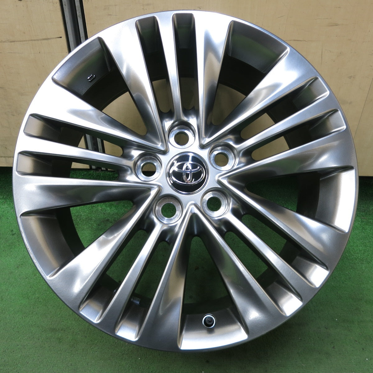 新車外し!1本★トヨタ 40系 アルファード ヴェルファイア Zグレード 純正 ホイール 18インチ 18×7J PCD120/5H★5101505ナホ