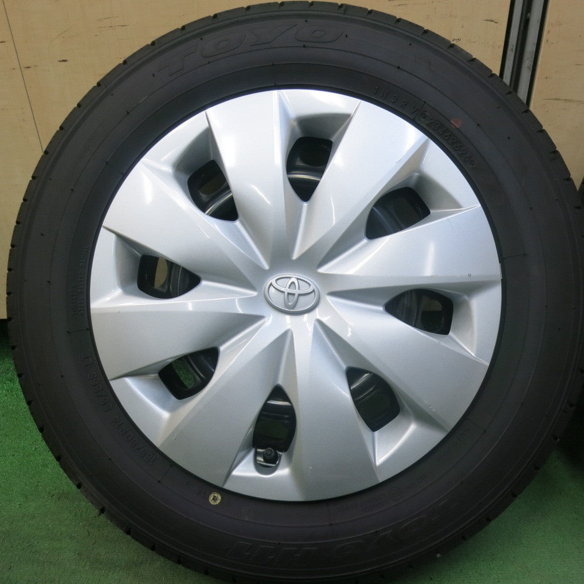 新車外し!25年★トヨタ プロボックス 純正 スチール 155/80R14 88/86S トーヨー H11 14インチ PCD100/4H★5100403SKノ