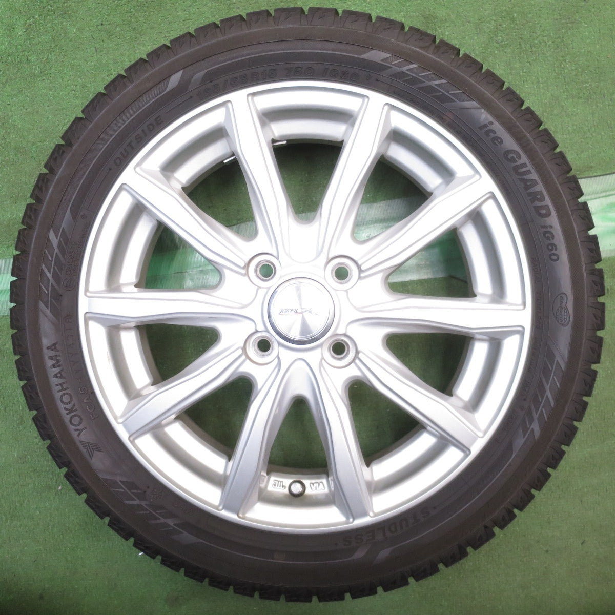 バリ溝!キレイ!9.5分◎ホンダ S660 165/55R15 195/45R16 スタッドレス ヨコハマ アイスガード iG60 JOKER ジョーカー 15インチ 16インチ PCD100/4H◎6101202NJス