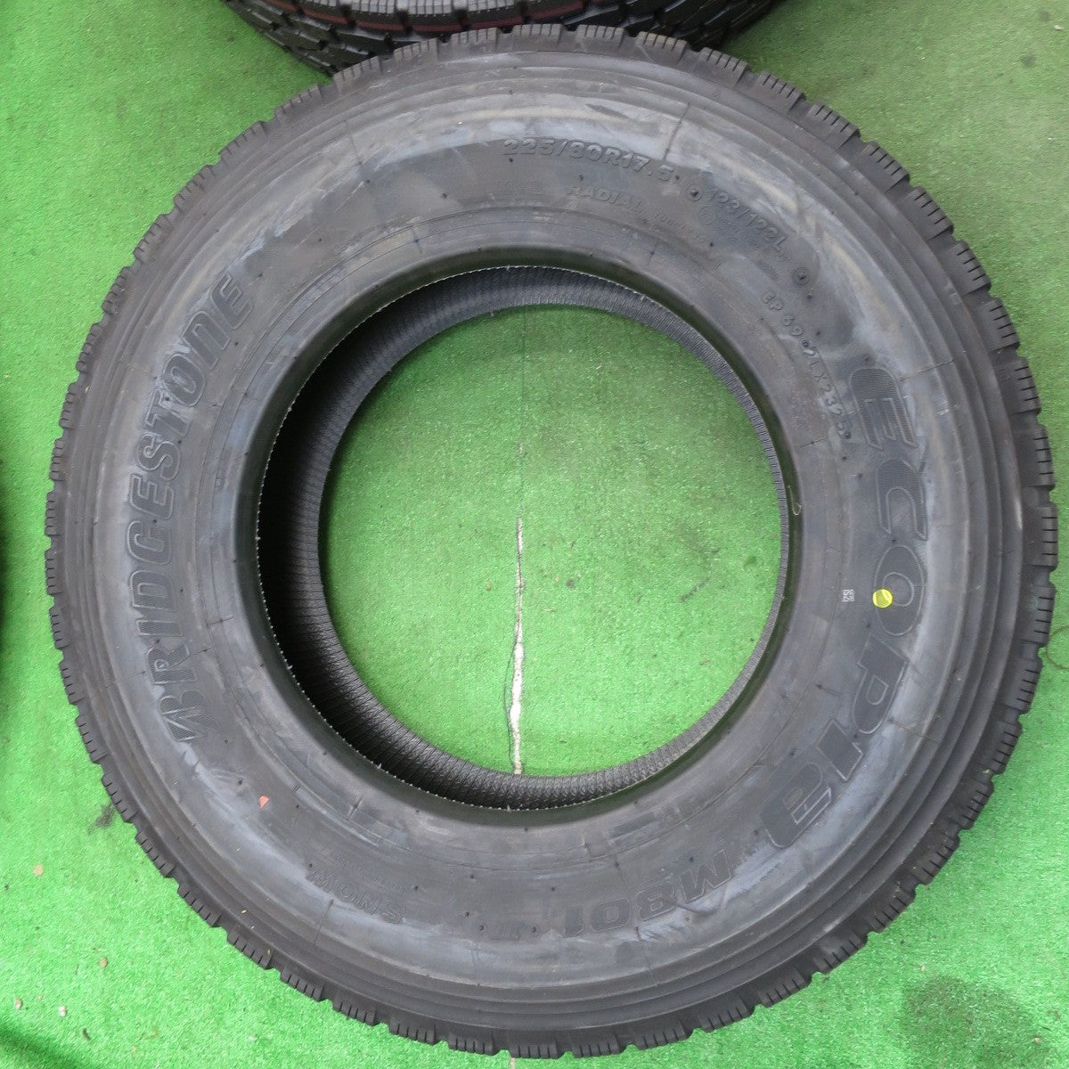 未使用!25年!6本★トラック タイヤ 225/80R17.5 123/122L ブリヂストン エコピア M801Ⅱ ミックス オールシーズン 17.5インチ★5092407イスタ