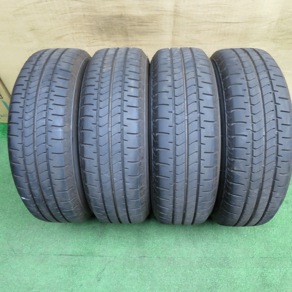 バリ溝!25年!キレイ!ほぼ10分★185/65R14 ブリヂストン NEWNO NIRVANA NV ニルバーナ ニルヴァーナ ニューノ 14インチ PCD100/4H★6031504NKノ
