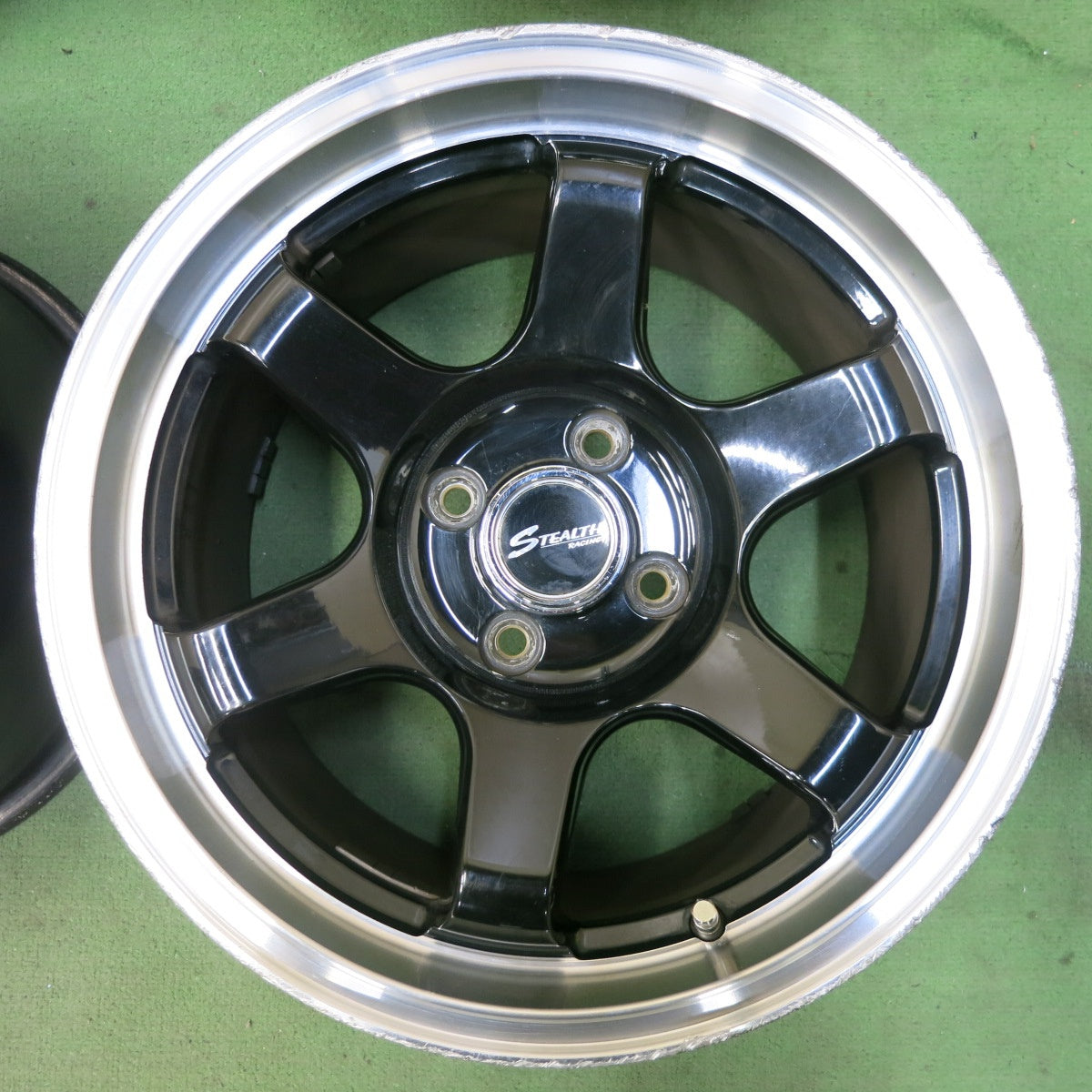 4本価格★STEALTH RACING ステルスレーシング 15インチ ホイール 15×8JJ PCD100/4H★5072304SYホ