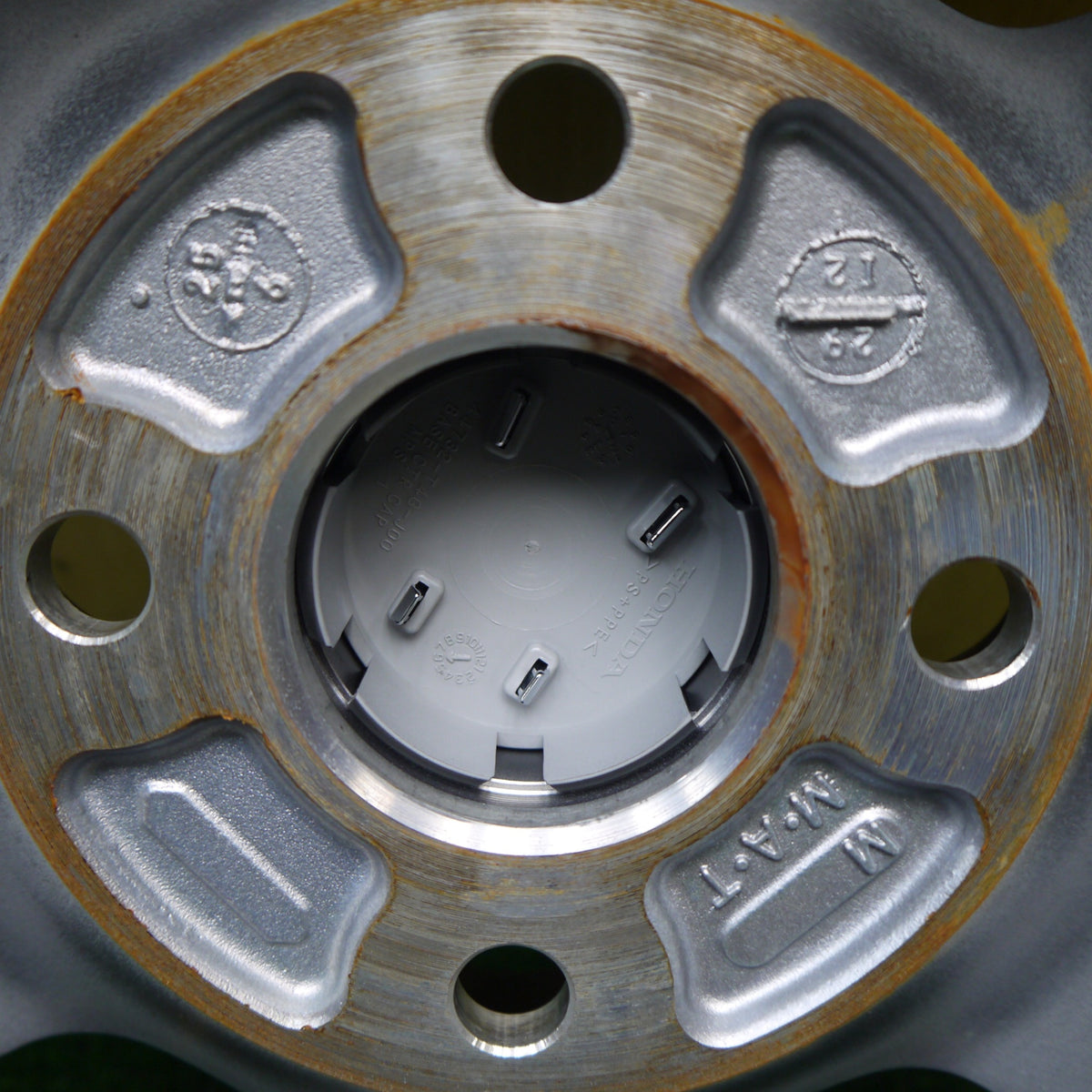 新車外し!付属品付き★ホンダ N-ONE 純正 ENKEI 製 ホイール 14インチ 14×4.5J Nワン N-ワン エンケイ PCD100/4H★5111403Hホ