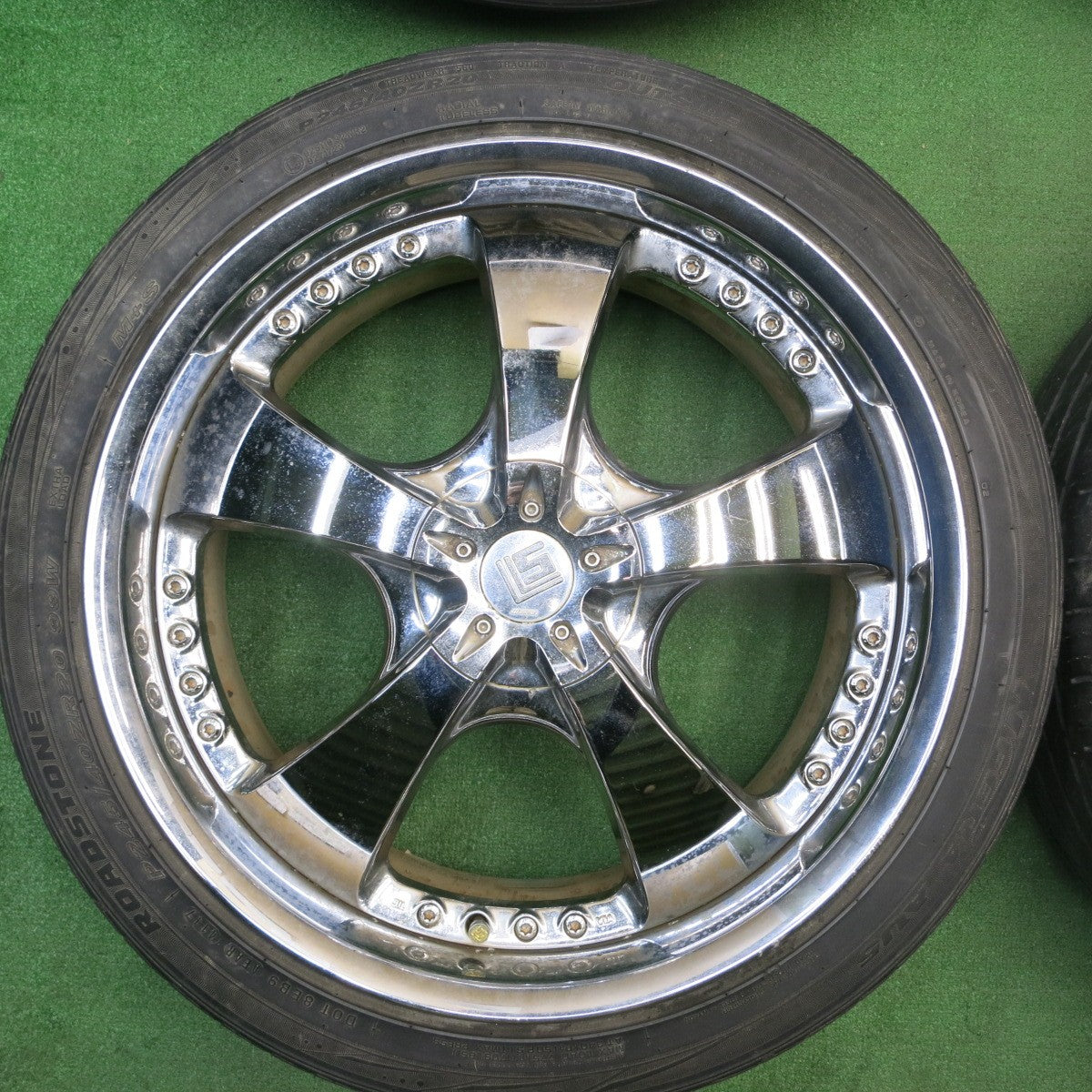 4本価格★WORK LS105 245/40R20 ロードストーン N'FERA SU5 20インチ ワーク PCD114.3/5H★5041508TNノ