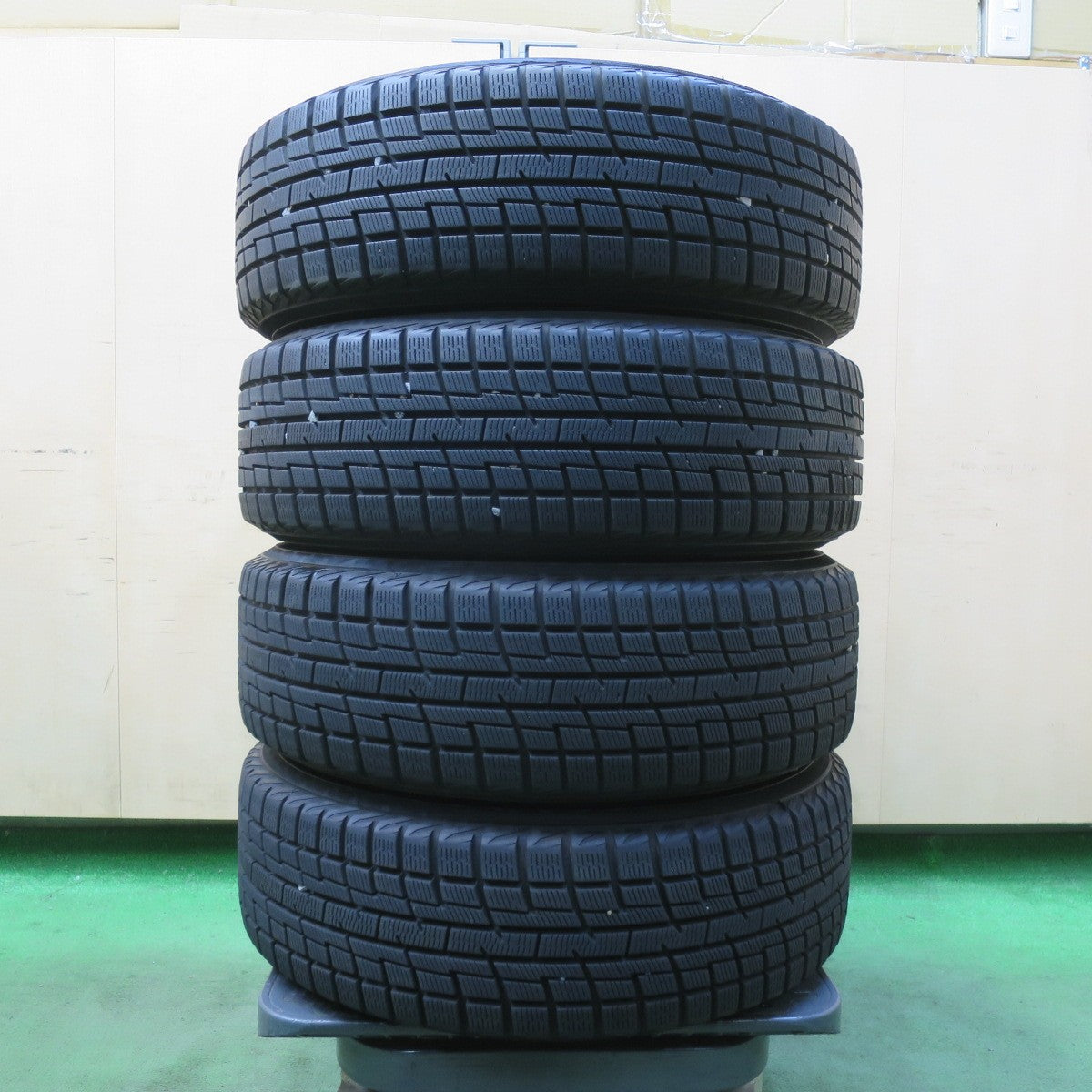 バリ溝!22年!キレイ!9分★スタッドレス 165/65R14 プラクティバ アイス BP02 SPORT ABELIA スポーツ アベリア 14インチ PCD100/4H★5123007イス