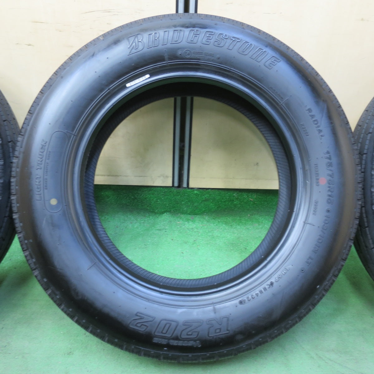 新車外し!24年!6本★トラック タイヤ 175/75R15 103/101N ブリヂストン R202 15インチ★5090605イノタ