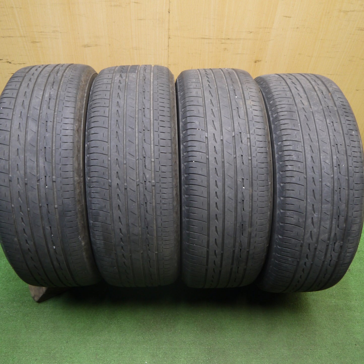 4本価格★日産 AZE0 リーフ エアロ スタイル 純正 215/50R17 ブリヂストン レグノ GR-X2 17インチ PCD114.3/5H★6040706Hノ