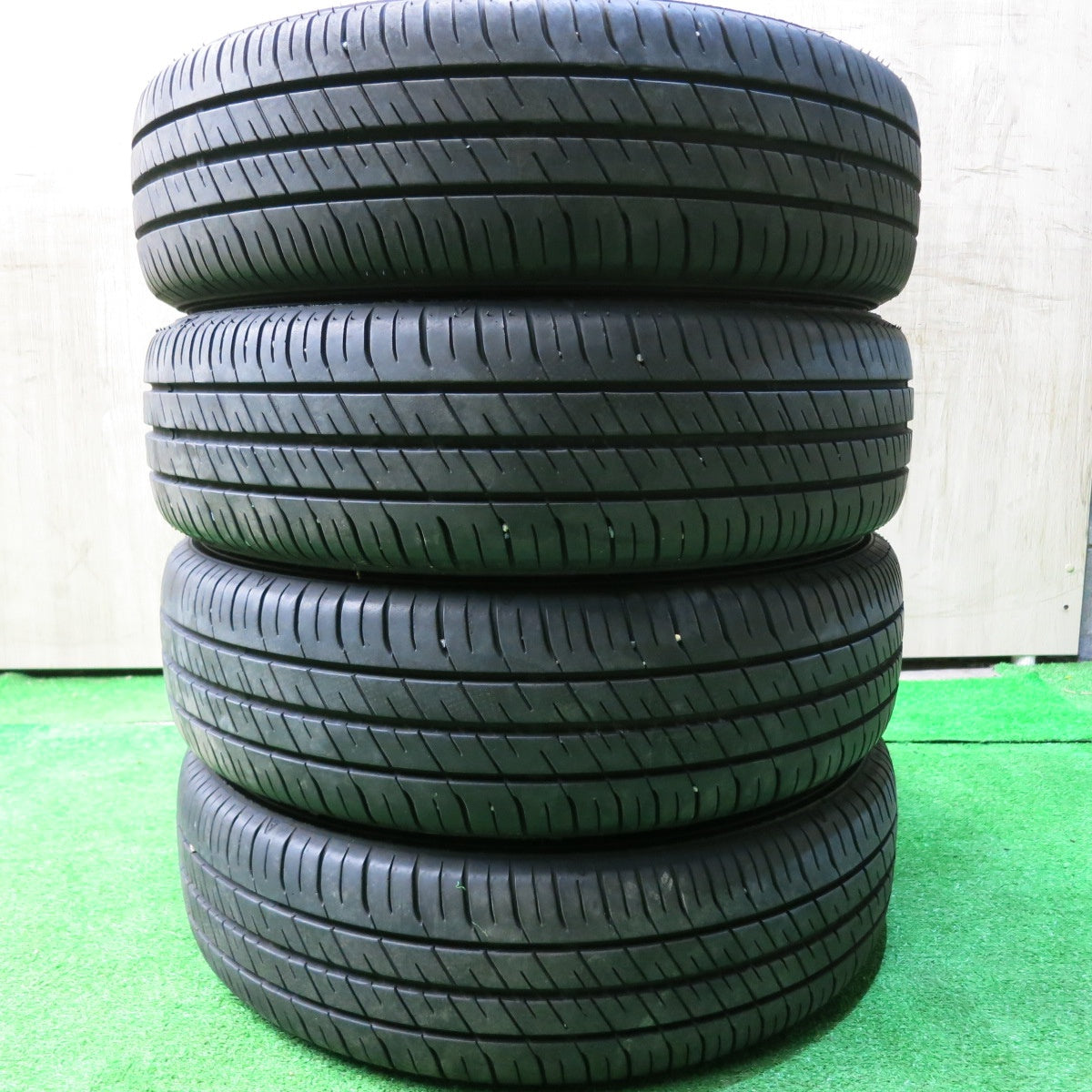 バリ溝!23年!8.5分★スズキ ソリオ 純正 165/60R15 グッドイヤー EfficientGrip ECO EG02 15インチ PCD100/4H★5062708HAノ