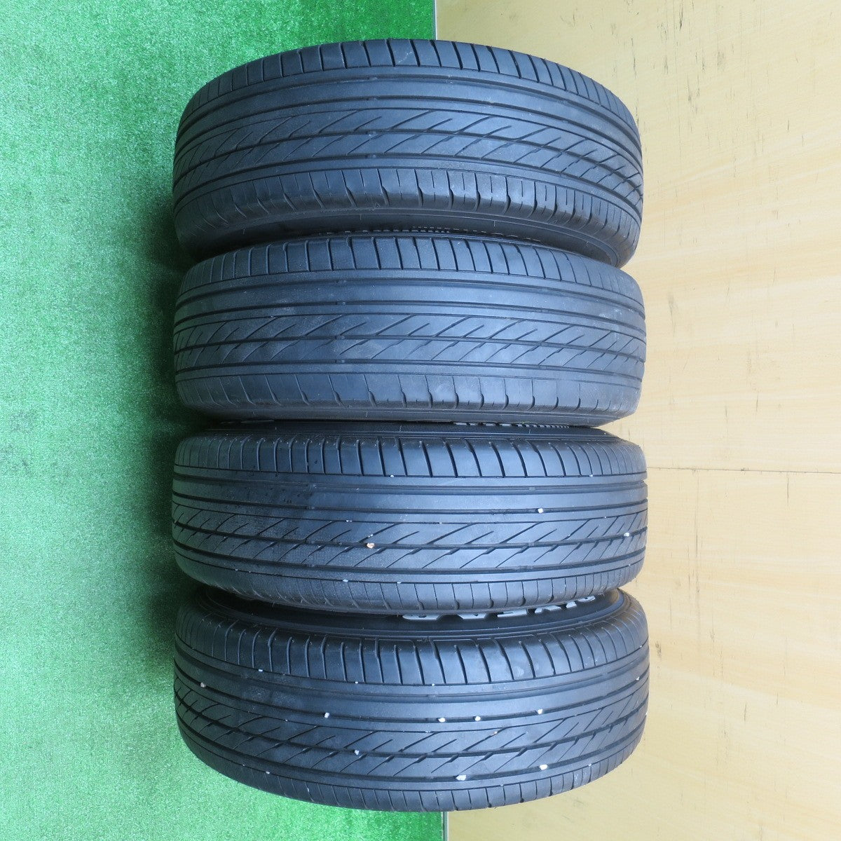 バリ溝!22年!キレイ!9.5分★RAYS DAYTONA FDX 215/65R16 109/107R グッドイヤー イーグル #1 レイズ デイトナ 16インチ PCD139.7/6H★5102801NJノ