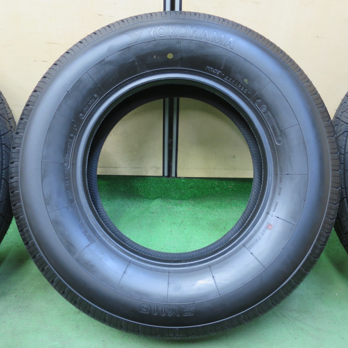 新車外し!25年!6本★トラック タイヤ 205/80R15 109/107N ヨコハマ RY118 15インチ★5090606イノタ