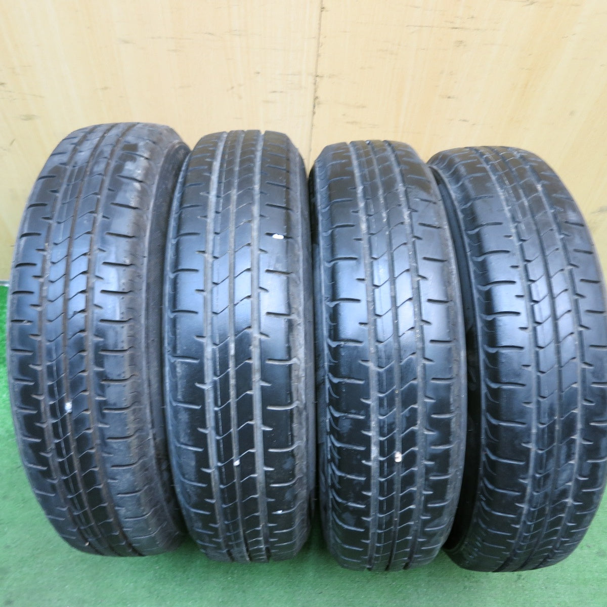 バリ溝!23年!9.5分以上★ダイハツ ミラ アトレー 等 純正 スチール 145/80R13 ブリヂストン NEWNO ニューノ 13インチ PCD100/4H★5061606AKノ