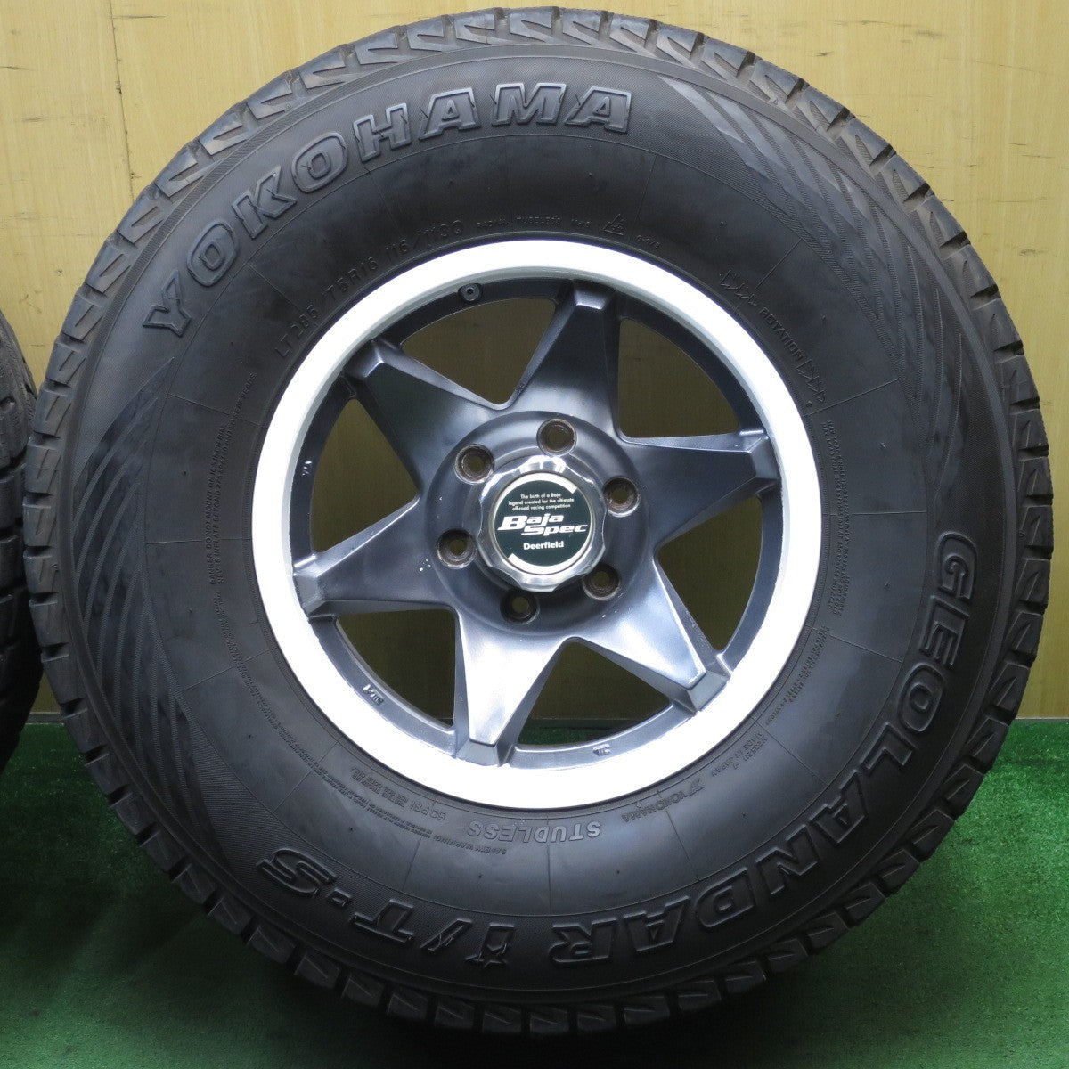 バリ溝!9分★スタッドレス 285/75R16 116/113Q ヨコハマ ジオランダー i/T-S Baja Spec Deerfield ディアフィールド バハスペック PCD139.7/6H★5053001NJス