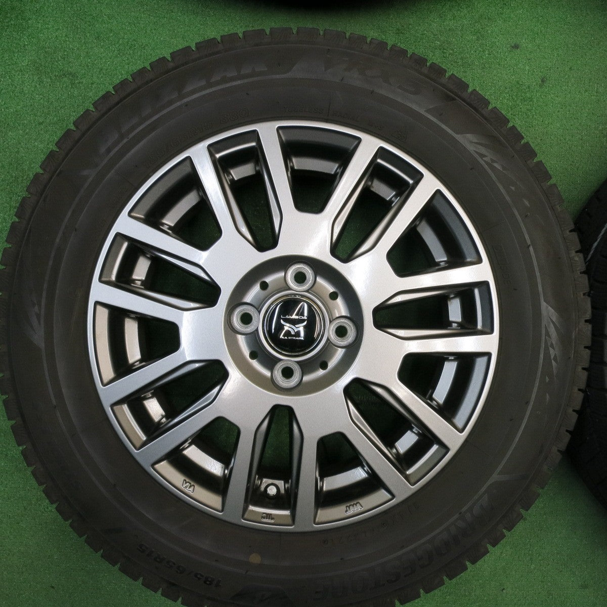 バリ溝!21年!キレイ!9分★スタッドレス 185/65R15 ブリヂストン ブリザック VRX3 LAMBDA LA STRADA ラムダ ラ ストラーダ 15インチ PCD100/4H★5051401TNス