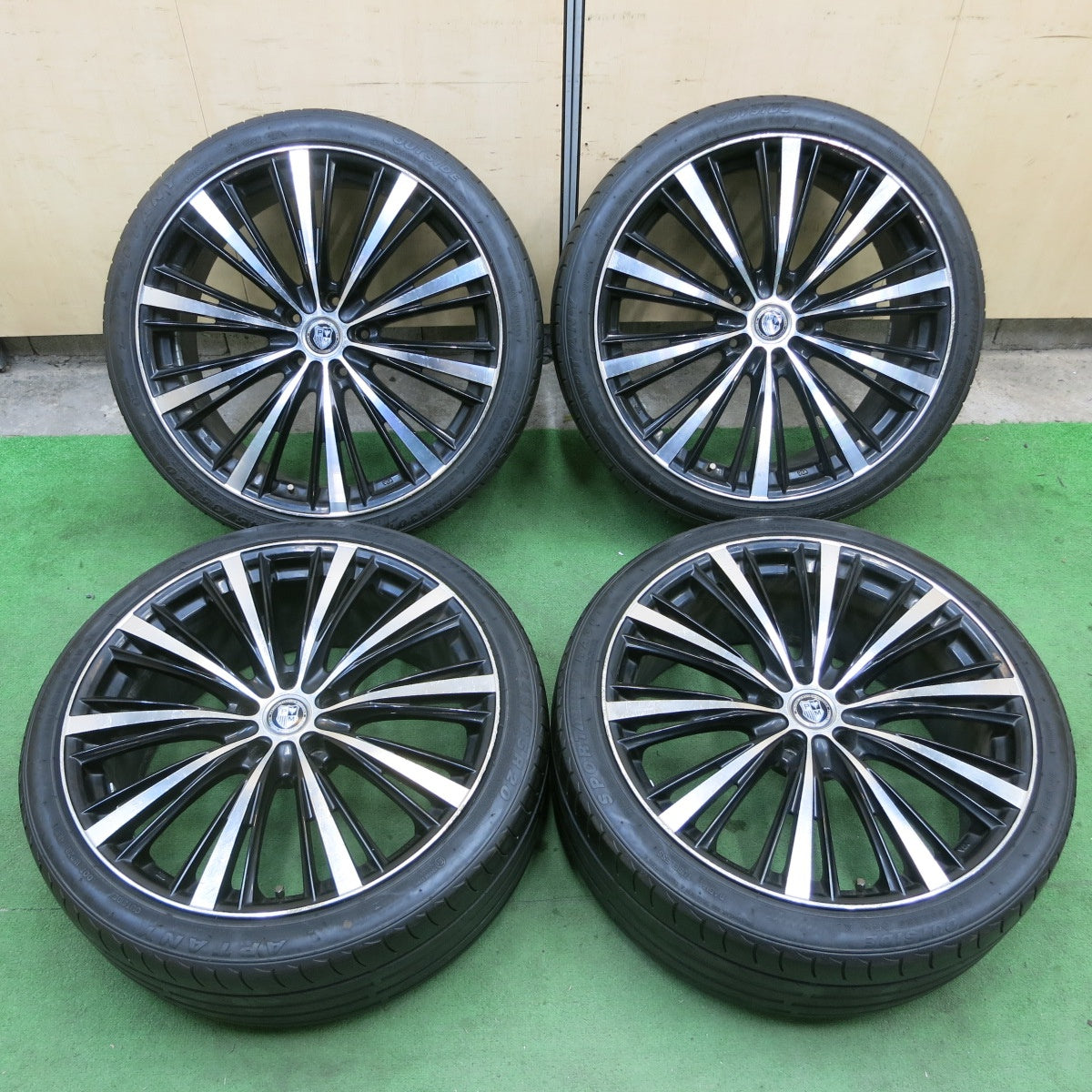 4本価格★245/35R20 PERFORMANCE WHEELS アプタニー SPORT macro RA30 パフォーマンス ホイール 20インチ PCD114.3/5H★5042908ナノ