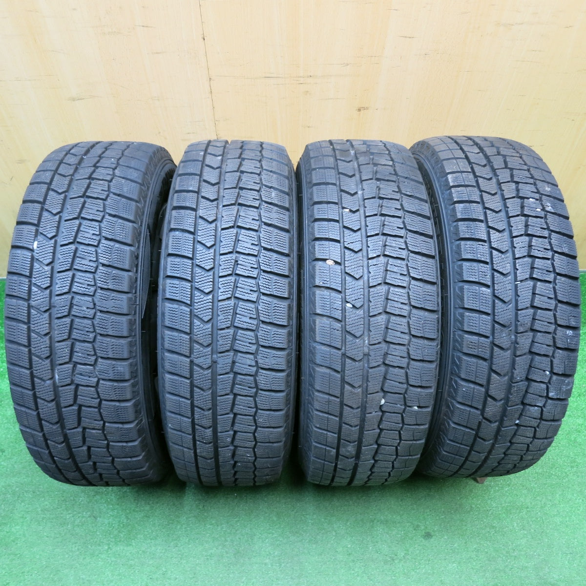 バリ溝!24年!9.5分以上★トヨタ 70系 ノア ヴォクシー 純正 195/65R15 スタッドレス ダンロップ ウインターマックス WM02 15インチ PCD114.3/5H★5113011HAス