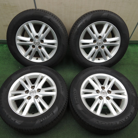 *送料無料* バリ溝!21年!8.5分★トヨタ マークX 純正 215/60R16 ピレリ パワジー 16インチ PCD114.3/5H★4021716HAノ