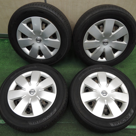 *送料無料*4本価格!20年★日産 ノート 純正 スチール 175/65R14 ヨコハマ ブルーアース 14インチ PCD100/4H★4012808HAノ
