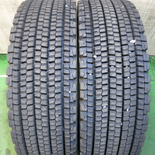*送料無料* バリ溝!22年!9分★トラック タイヤ 265/70R19.5 140/138J スタッドレス ブリヂストン W900 19.5インチ★4021408クスタ