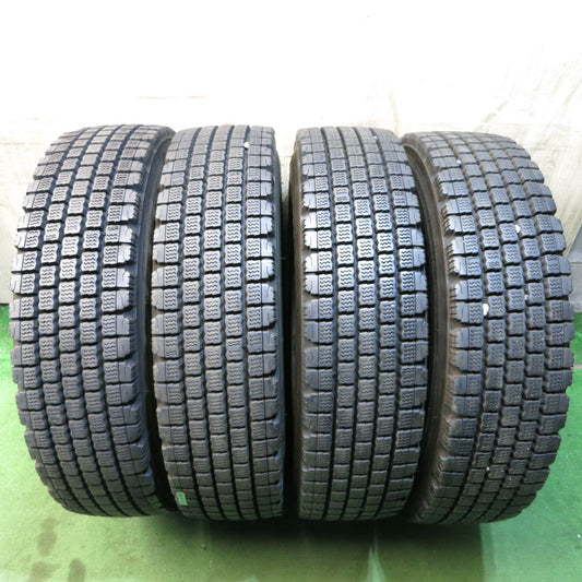 *送料無料* バリ溝!22年!9分★トラック タイヤ 225/80R17.5 123/122L スタッドレス ブリヂストン W910 17.5インチ★4020902クスタ