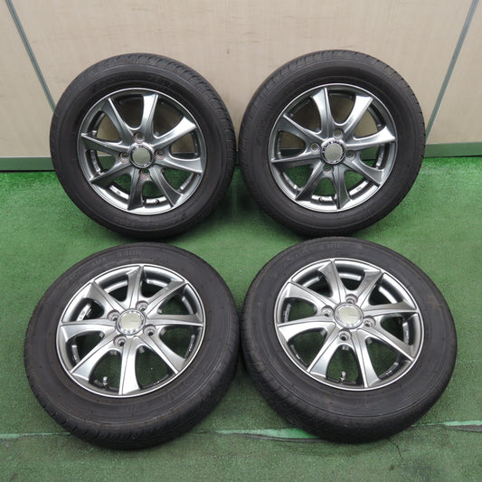 *送料無料* バリ溝!21年!キレイ!9分★155/65R13 ヨコハマ S306 LEBEN レーベン 13インチ PCD100/4H★4021307TNノ