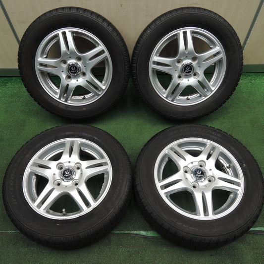 *送料無料* バリ溝!20年!9分★スタッドレス 155/65R13 アイスフロンテージ Cegree 13インチ PCD100/4H★4021309TNス
