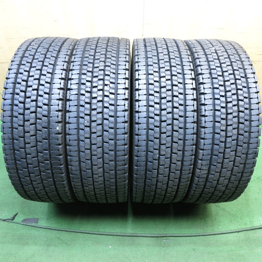 *送料無料* バリ溝!22年!ほぼ10分★トラック タイヤ 245/70R19.5 136/134J スタッドレス ブリヂストン W999 19.5インチ★4022214クスタ