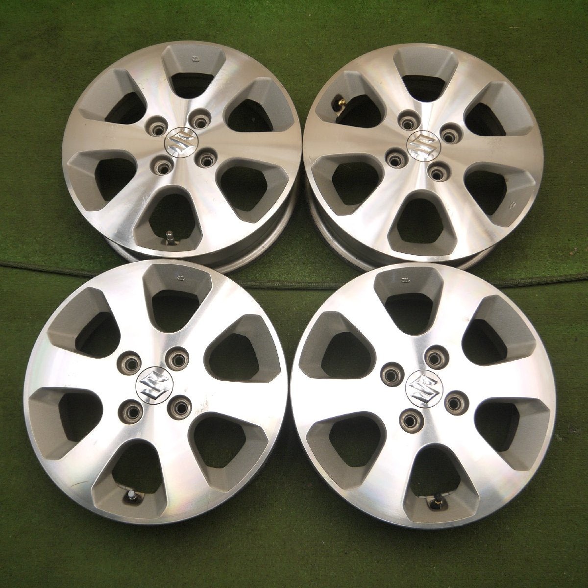 送料無料]4本価格☆スズキ スペーシア 純正 ホイール 14インチ 14×4.5J