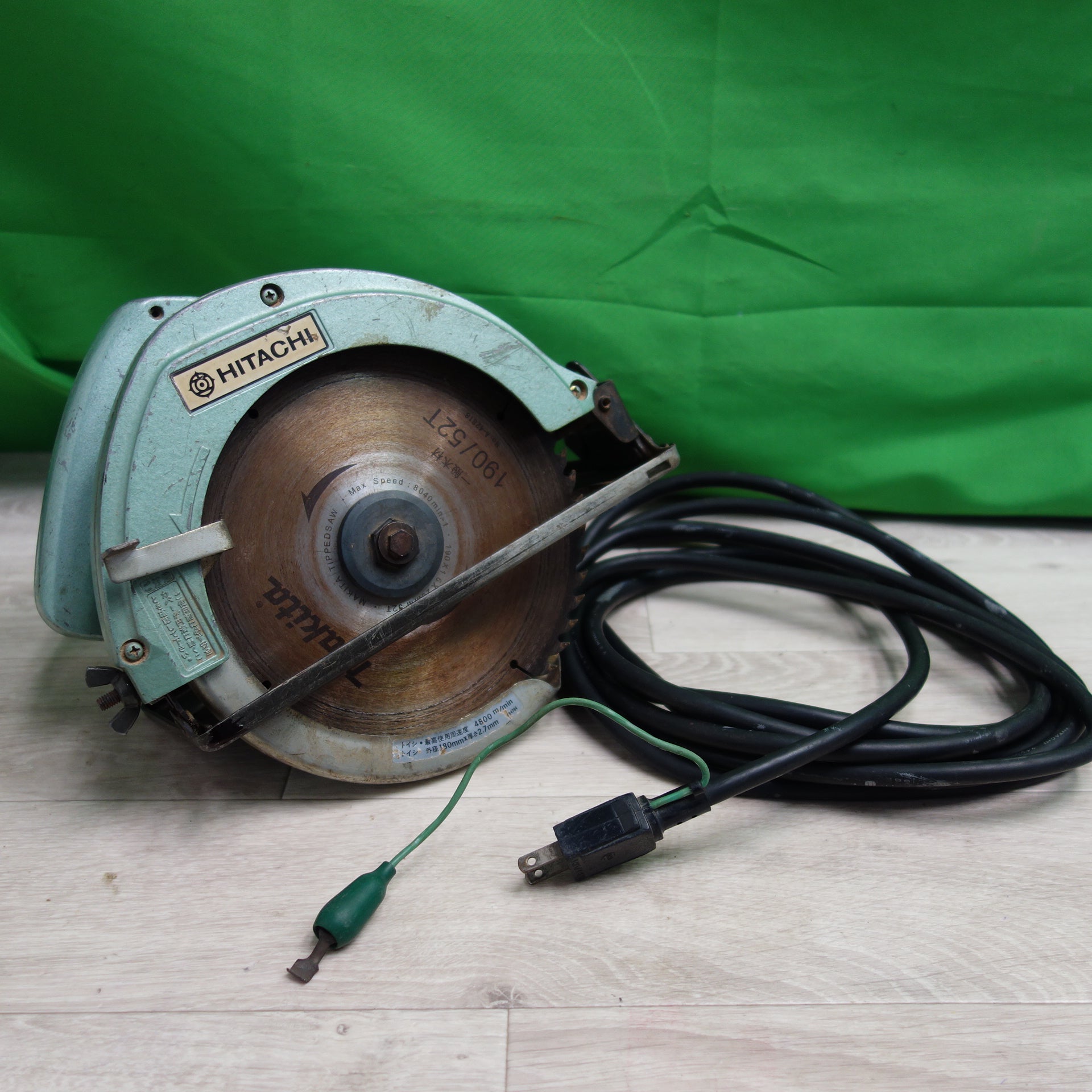 送料無料*☆日立 185mm ブレーキ付 丸のこ PSB-7B 電動 工具 切断機 丸