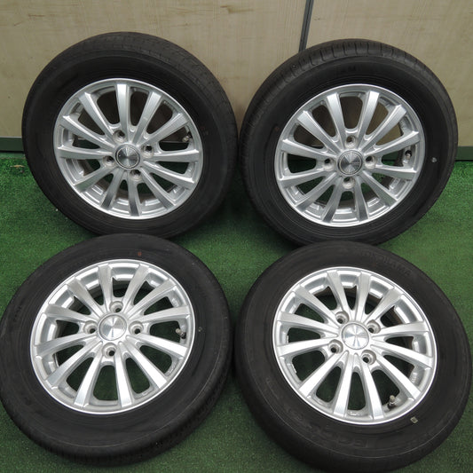 *送料無料* バリ溝!20年!キレイ!8.5分★155/65R13 ヨコハマ エコス ES31 WEZEN 13インチ PCD100/4H★4022307HAノ