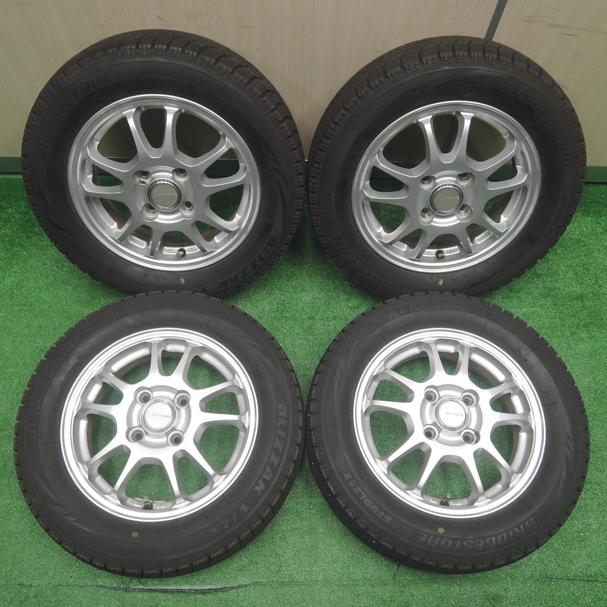 送料無料]キレイ☆スタッドレス 155/65R13 ブリヂストン ブリザック 