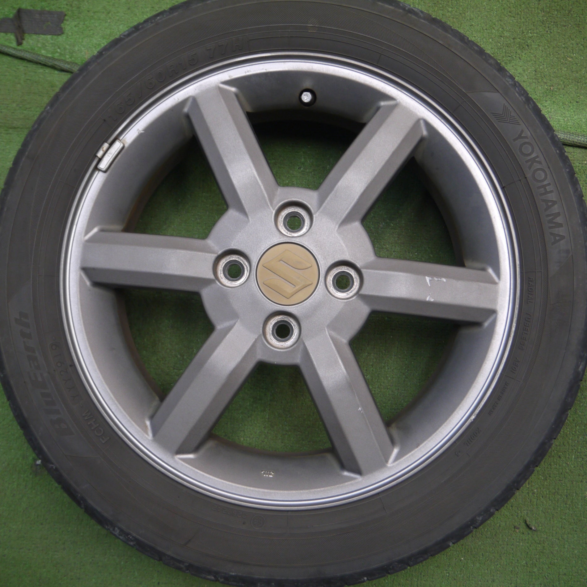 送料無料* 4本価格☆スズキ Kei ワークス 純正 165/60R15 ヨコハマ 送料無料* 4本価格☆スズキ Kei ワークス 純正 165/60R15 ヨコハマ