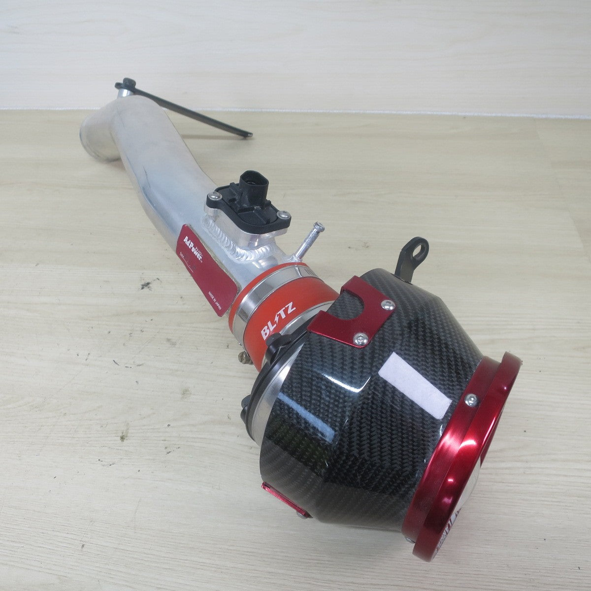 ♪スズキ ZC33S スイフト スポーツ AdPower BLITZ エア インテーク パイプ アドパワー エア クリーナー サクション パイプ 吸気 経路 パーツ ジャンク品♪
